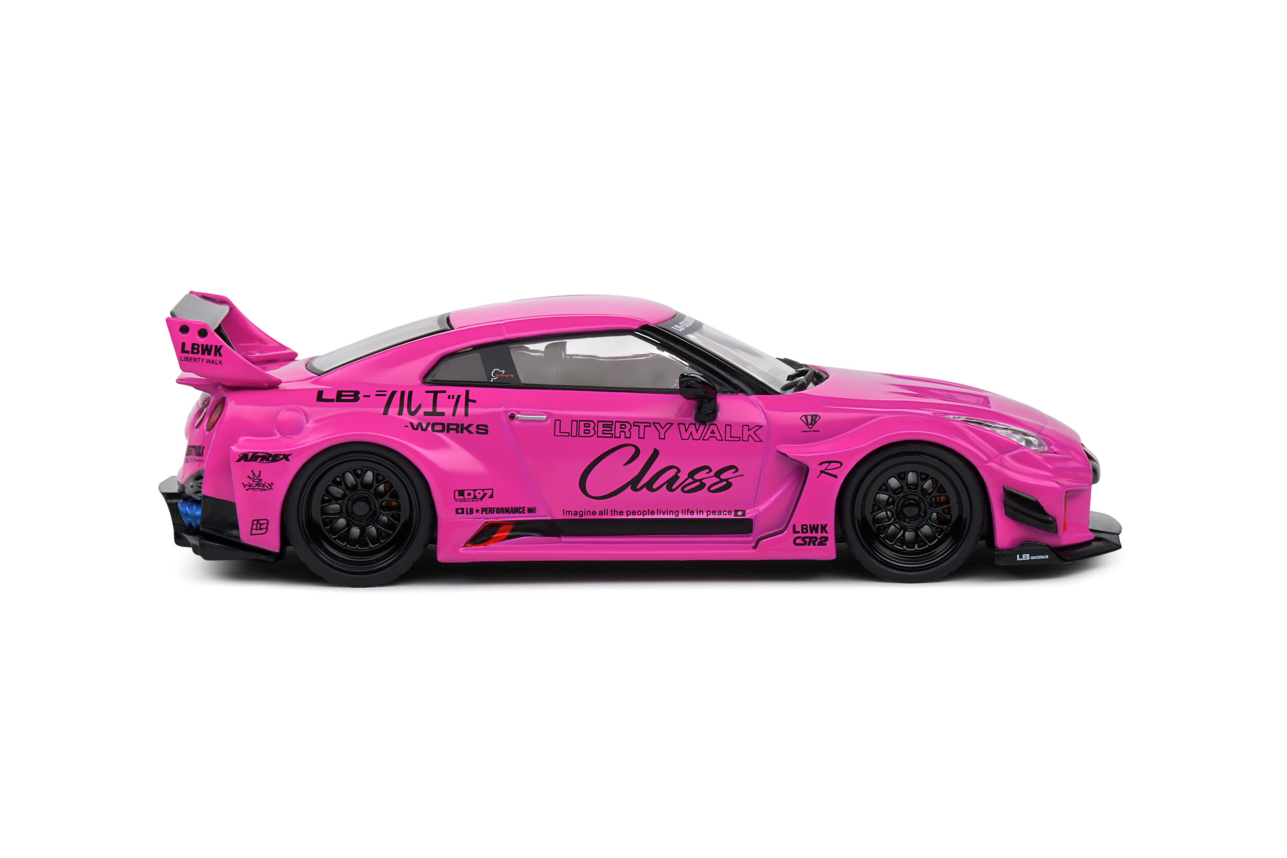 Nissan GTR35 LBWK Silhouette - Purple - 2019 - Solido