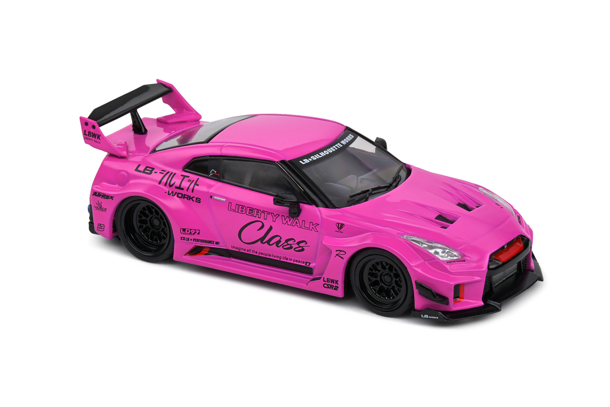 Nissan GTR35 LBWK Silhouette - Purple - 2019 - Solido