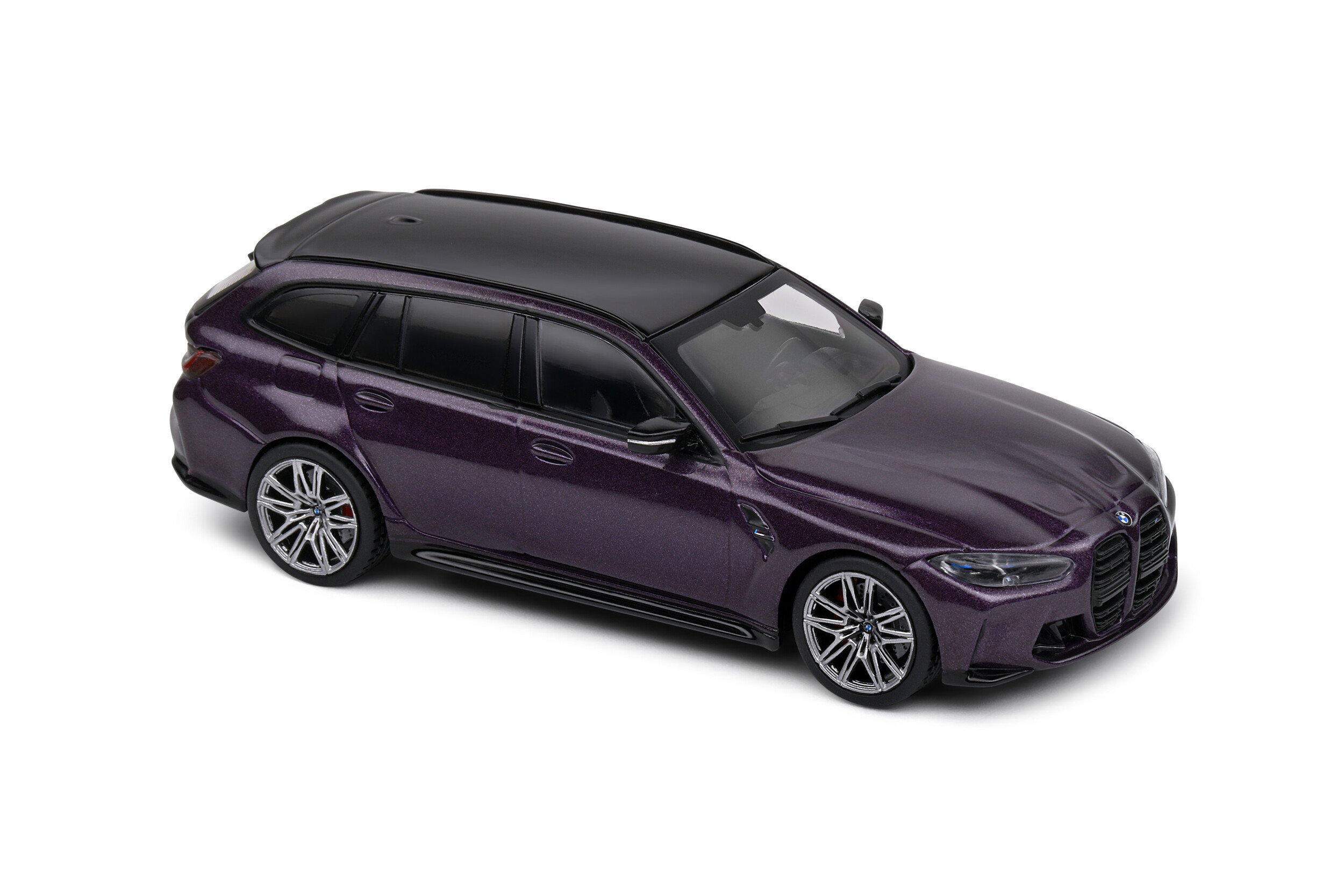 Modellino Auto Da Collezione Solido, Scala 1/43, BMW G81 M3 Touring, Blu 2023, Miniatura In Metallo