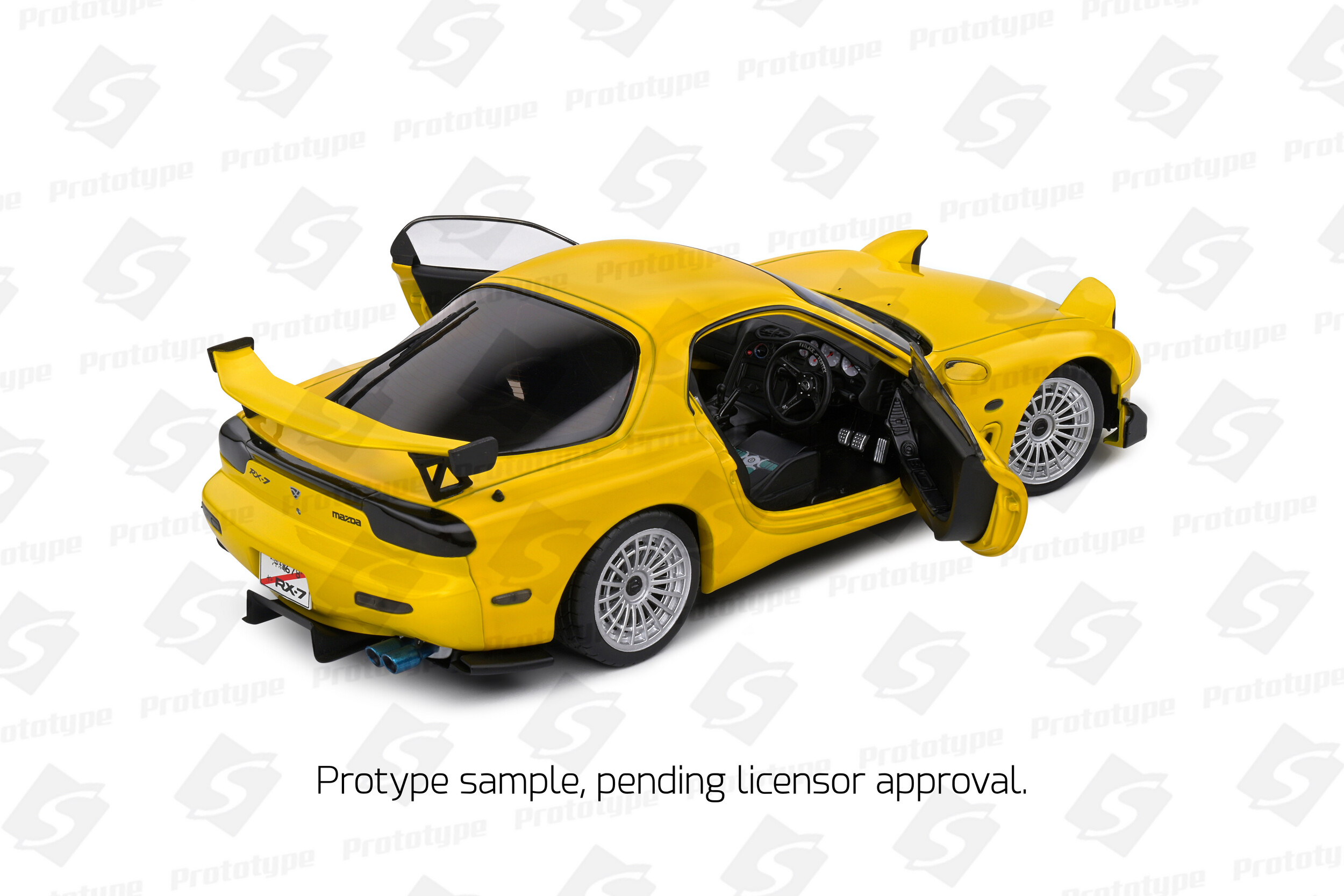 Mazda RX7 FD3RS STREETFIGHTERS - YELLOW - 1999 - Solido