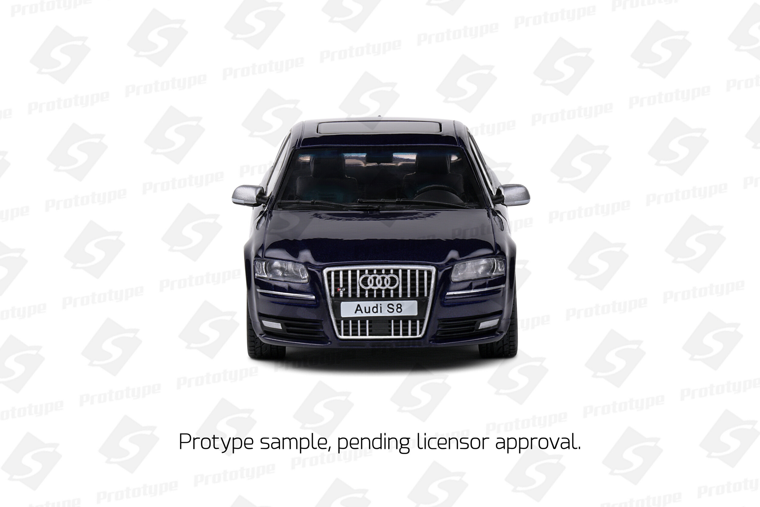Audi S8 ( Audi A8 ) D3 2010 modrá 1:43 - Solido BAZAROVÉ ZBOŽÍ