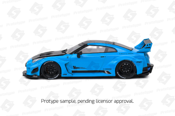 Nissan GTR35 LBWK Silhouette - Miami Blue - 2019