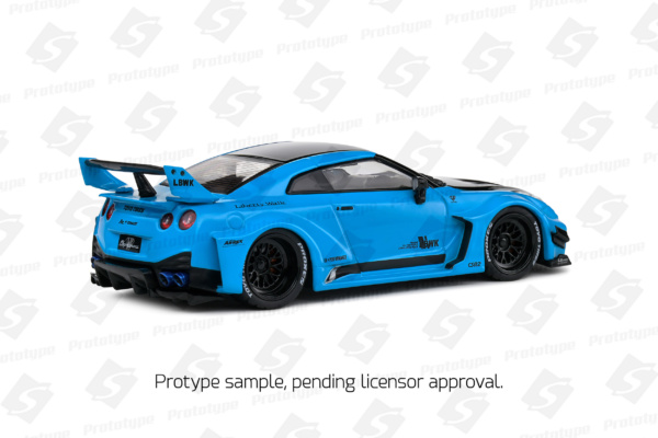Nissan GTR35 LBWK Silhouette - Miami Blue - 2019