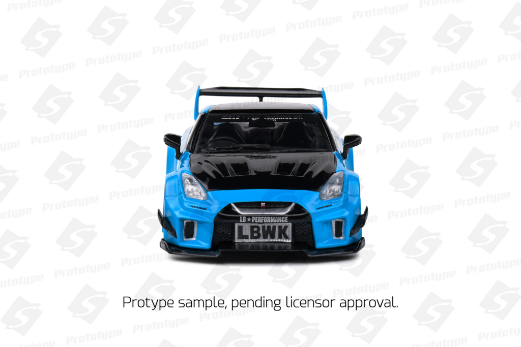 Nissan GTR35 LBWK Silhouette - Miami Blue - 2019 - Solido
