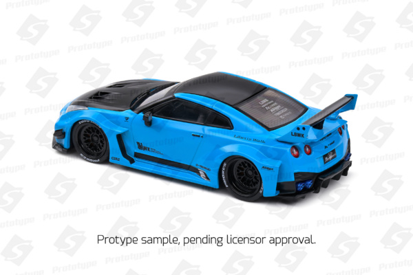 Nissan GTR35 LBWK Silhouette - Miami Blue - 2019