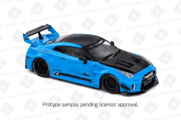 Nissan GTR35 LBWK Silhouette - Miami Blue - 2019