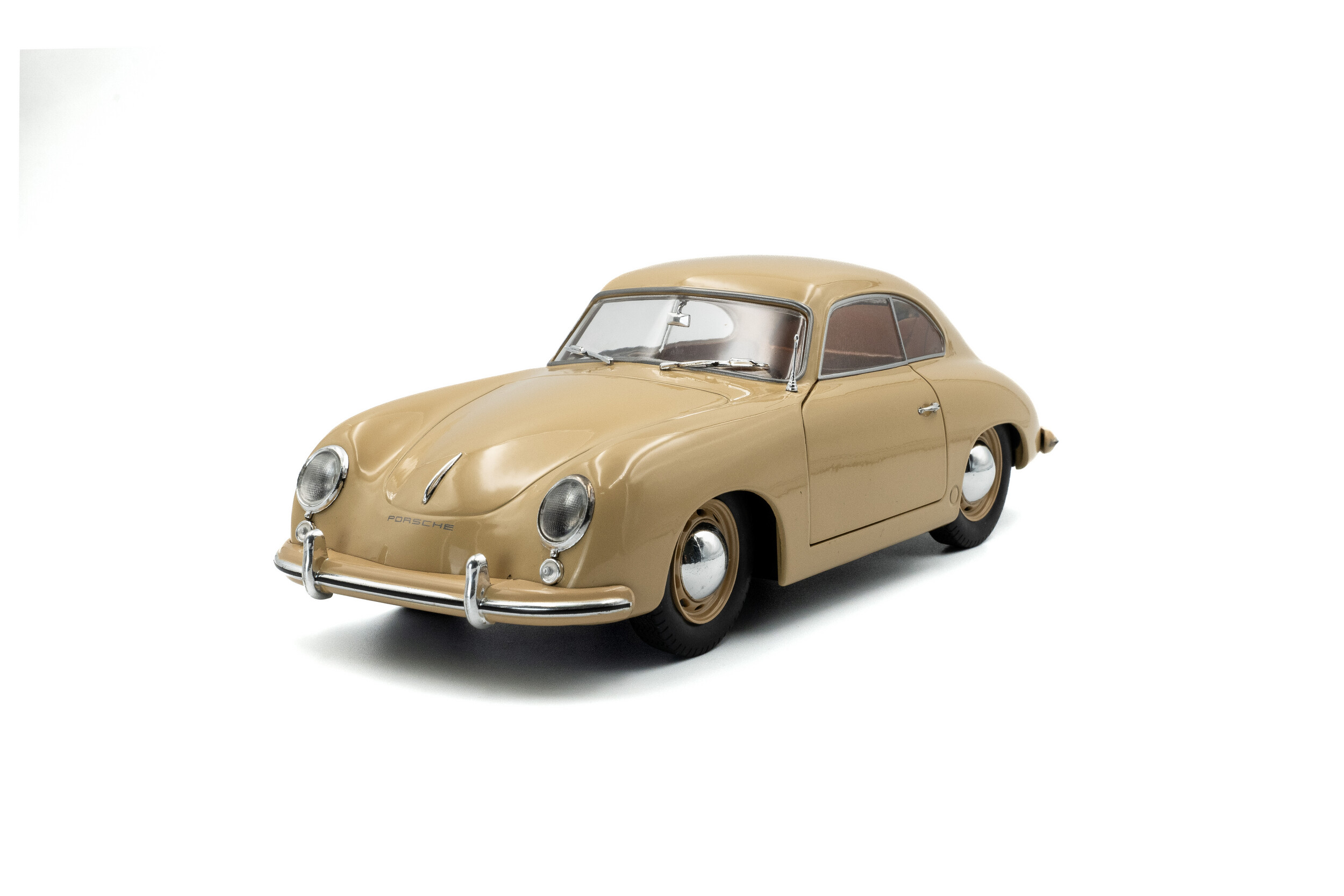 SOLIDOPorsche 356 ベージュ ミニカー1/18 Porsche 356 PRE-A - 1953 - Solido