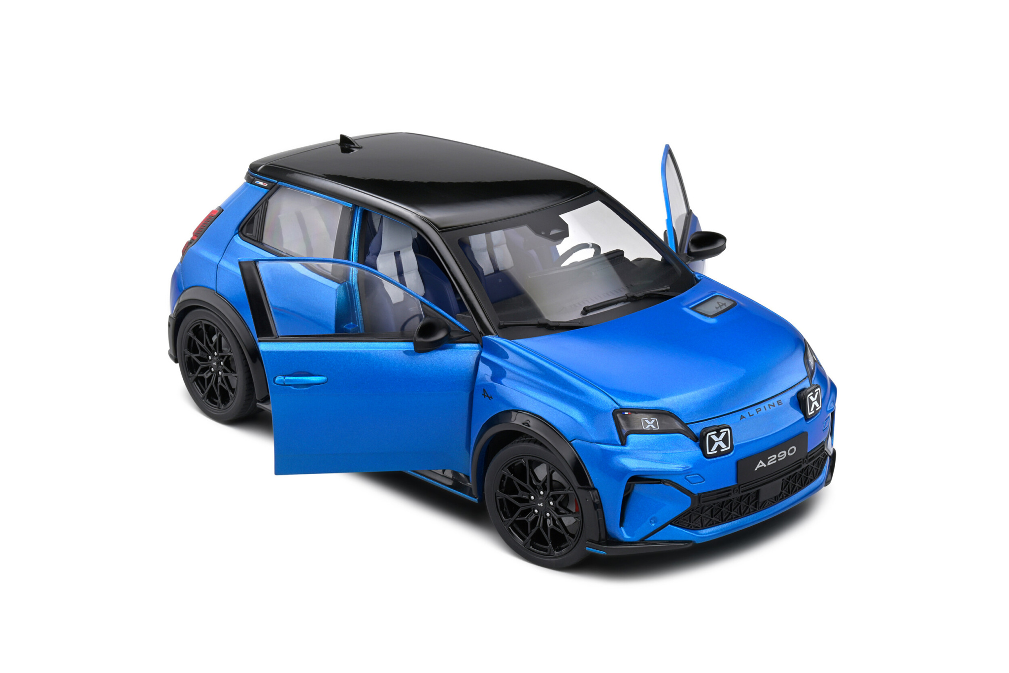 Solido 1:18 Alpine A290 GTS Bouwjaar 2024 Blauw Metalen S1802601 Model