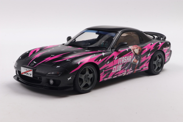 Achetez SL1810605 - Solido 1:18 SOLIDO Mazda Rx-7 (Fd3Rs) Works Itasha Club Coupe 1999 Black Fucsia SL1810605 ( - Véhicules de route