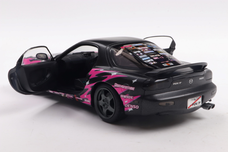 1/18 mazda rx7 fd3rs solido works itasha club pink 1999