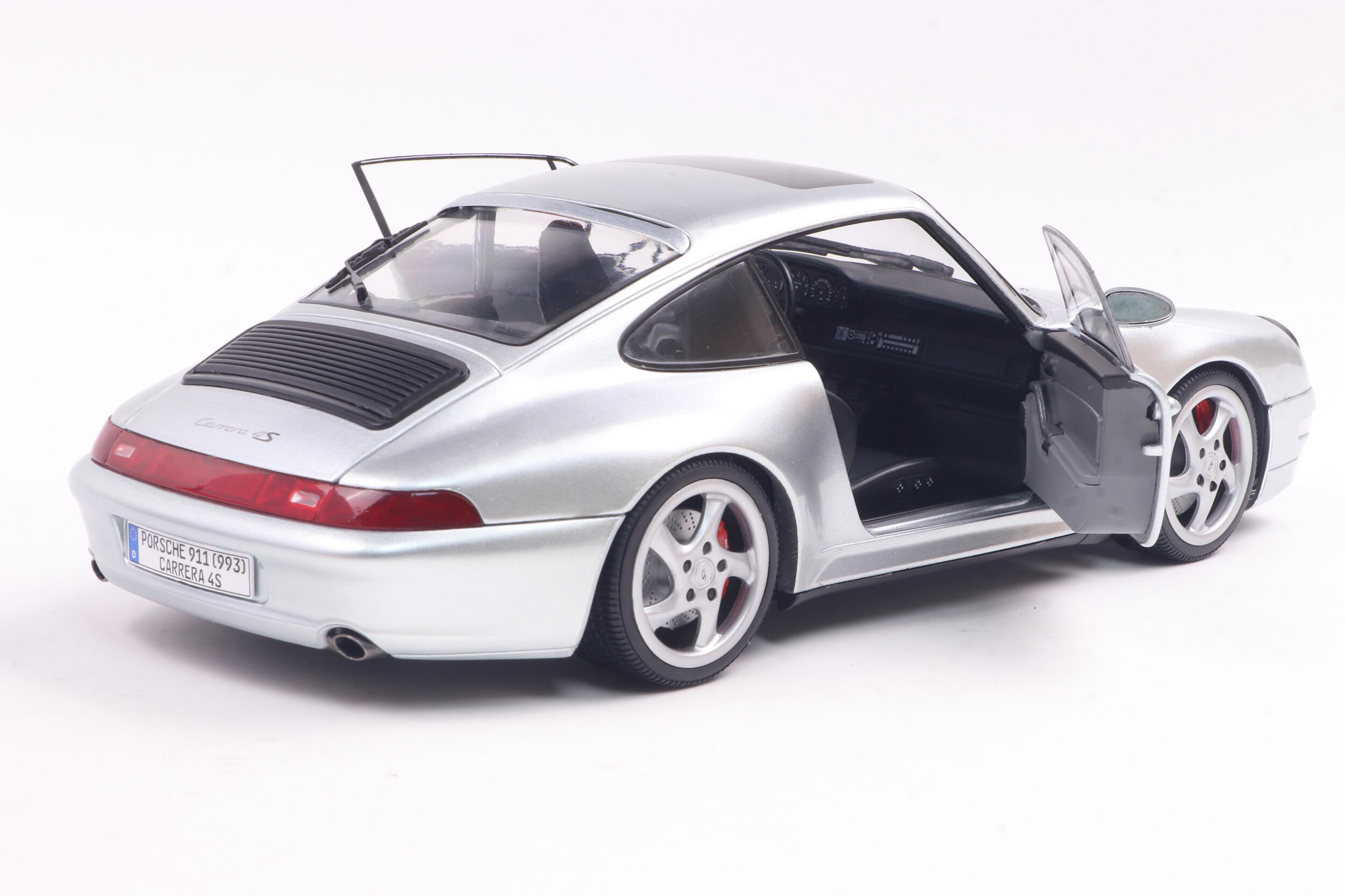 Miniature Solido N°117 – Porsche F2 Argent N°30, échelle 1/43, Métal, Sans Boîte