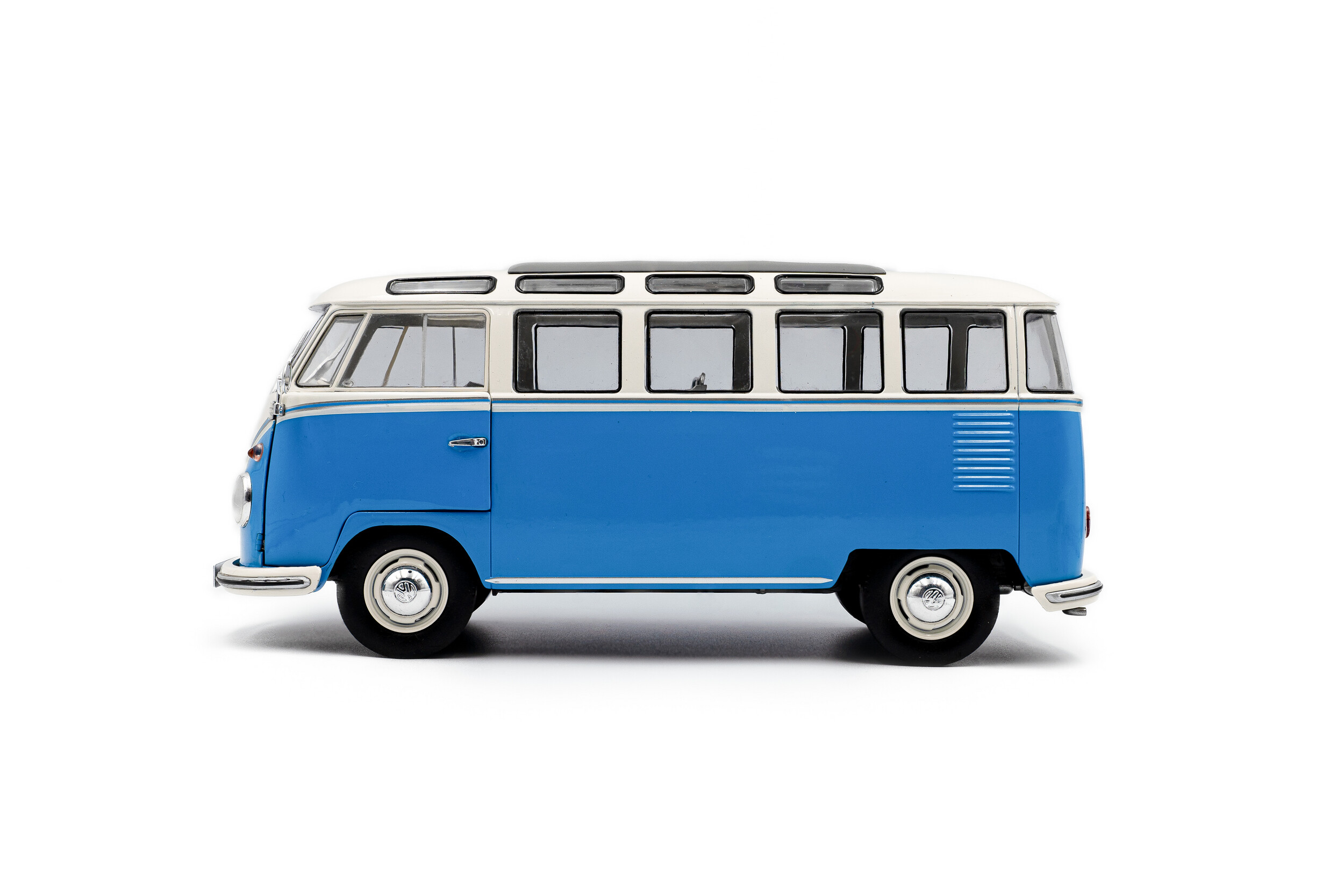 Volkswagen T1 Samba - BLUE / WHITE - 1962 - Solido