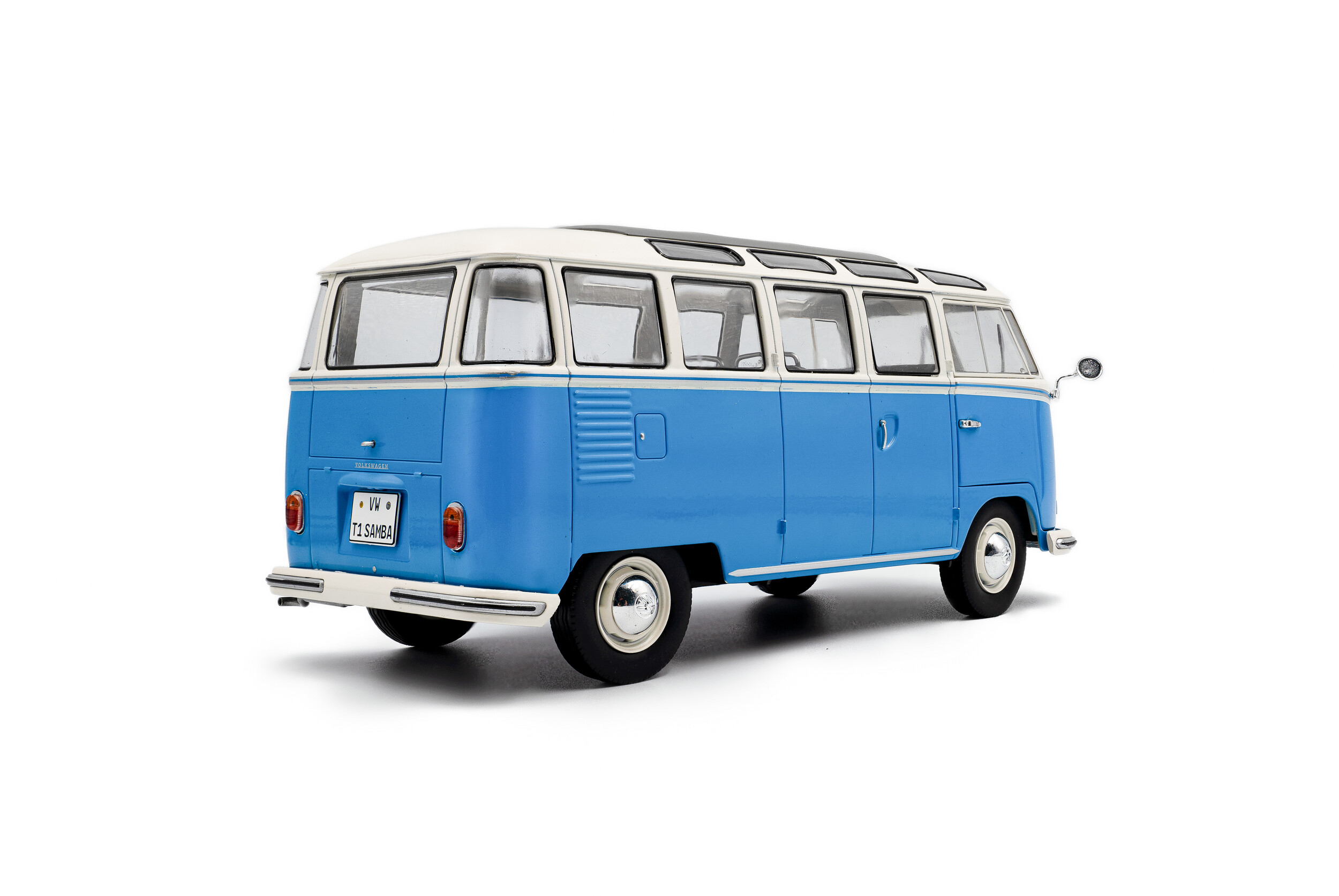 Volkswagen T1 Samba - BLUE / WHITE - 1962 - Solido