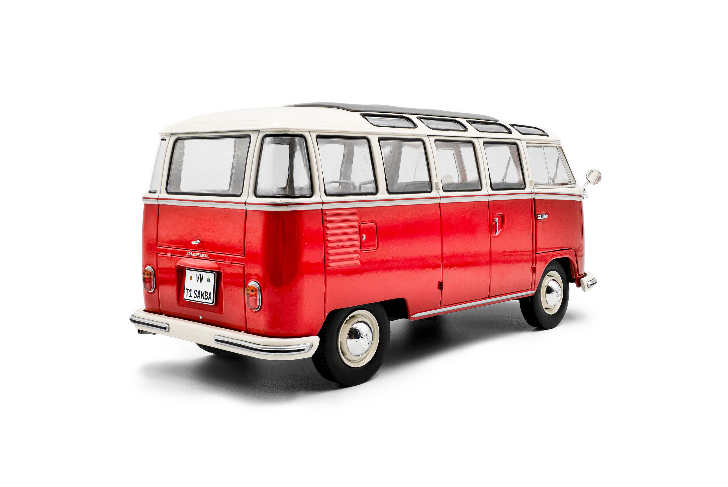 Volkswagen T1 Samba - RED / WHITE - 1962 - Solido