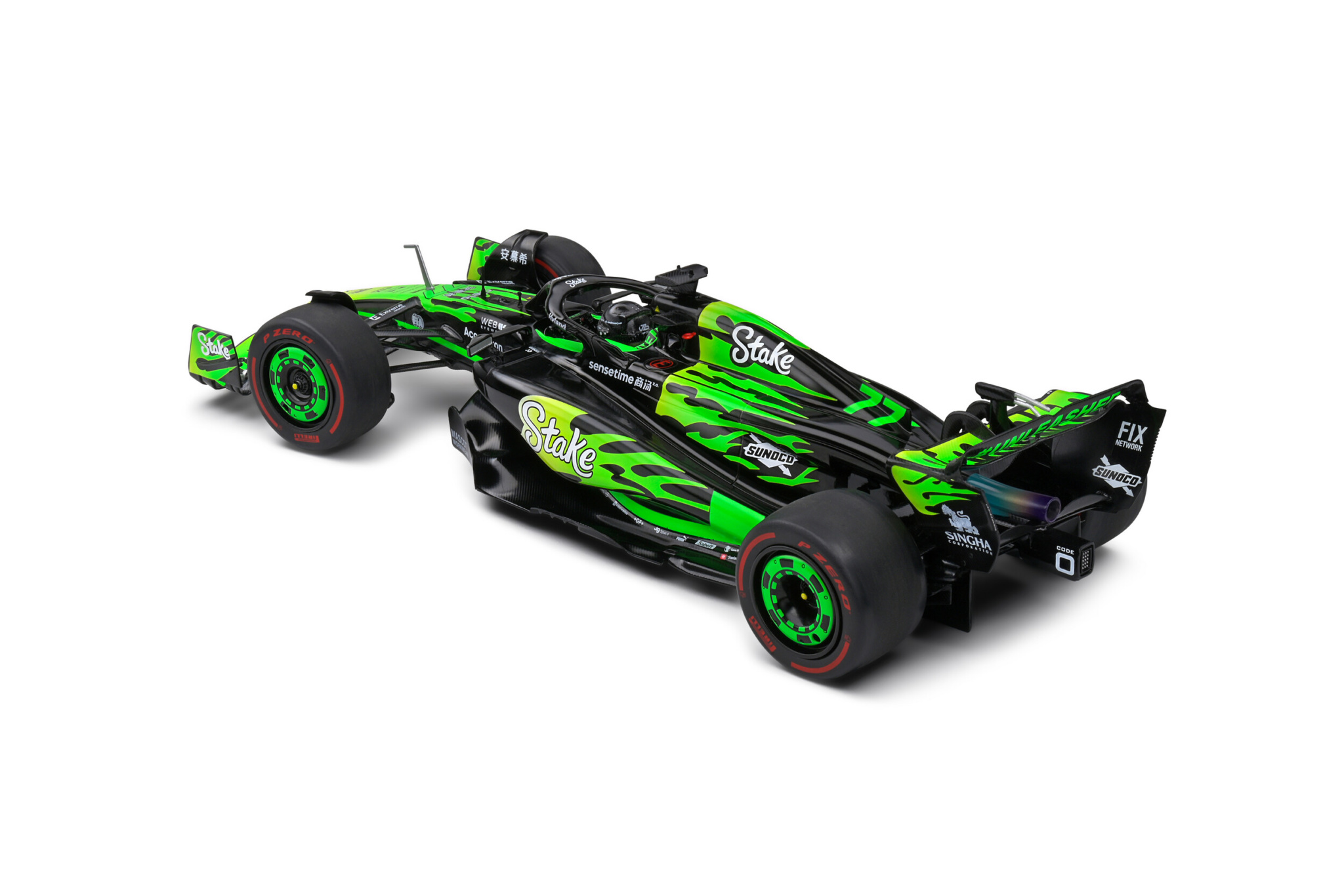 Solido 1/18 Stake F1 C44 – Las Vegas GP 2024 (V. Bottas) – Modèle Neuf