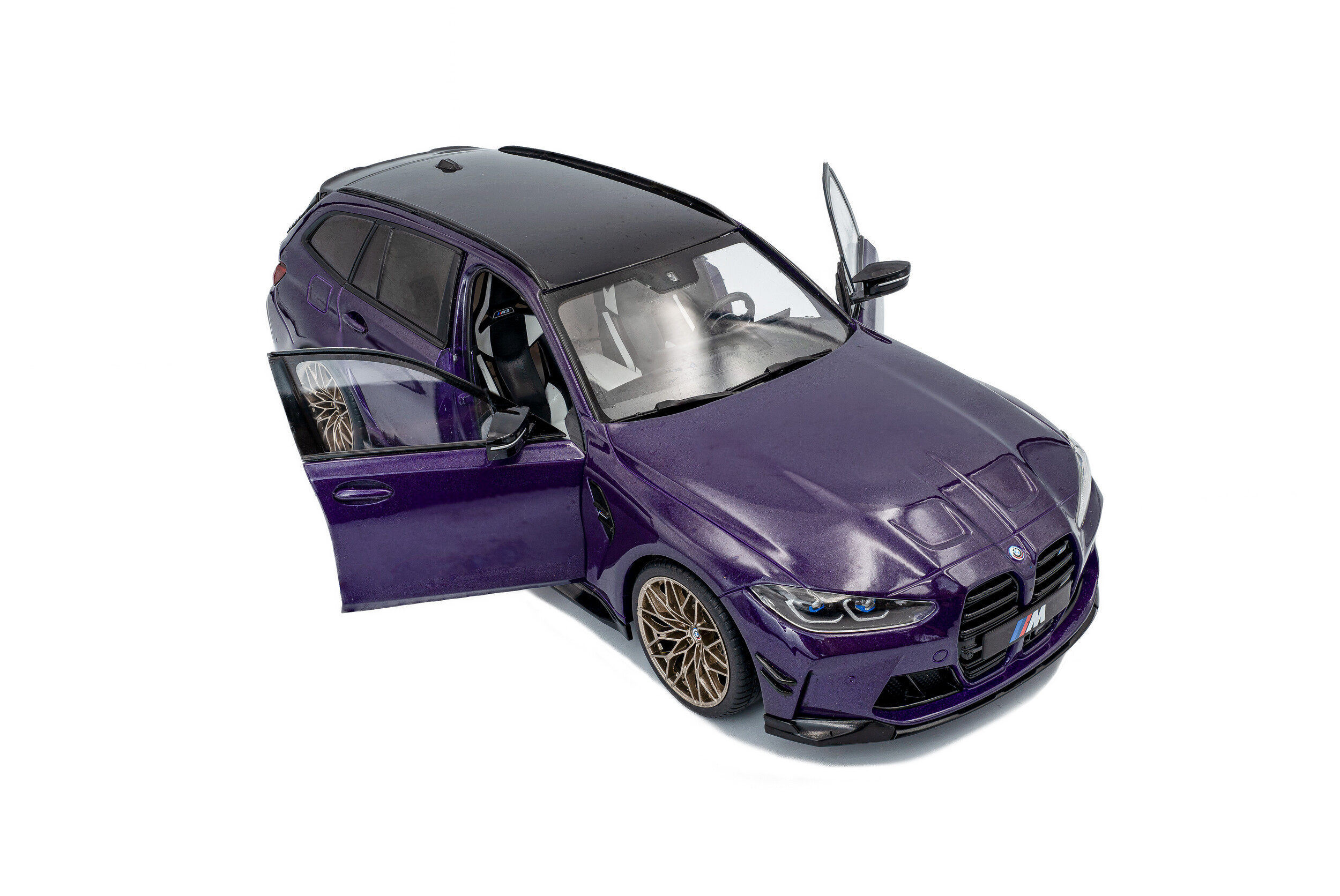 1/18 BMW M3ツーリング G81 パープル ソリド製ダイキャスト製 Solido 1