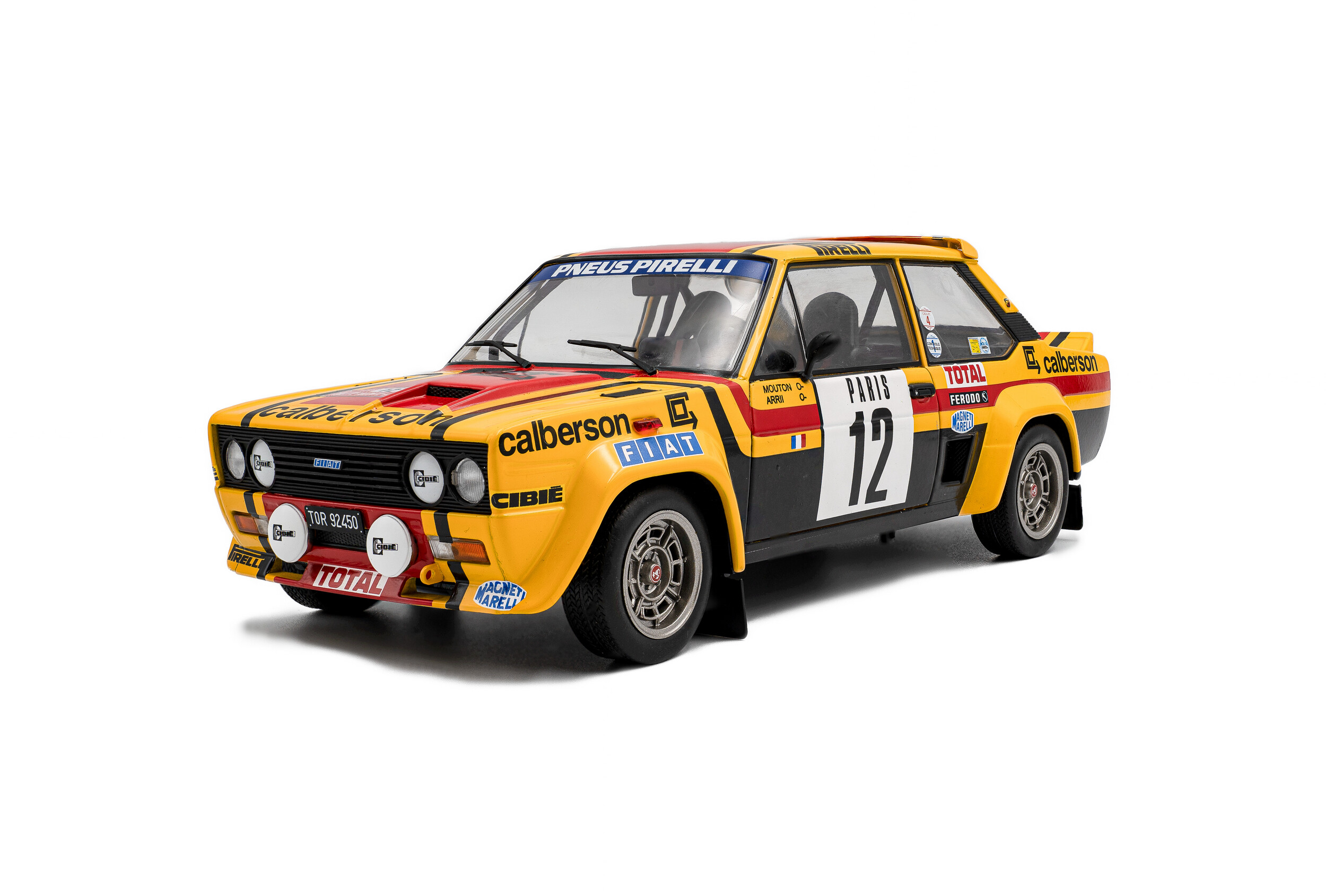 Fiat 131 Abarth - Rallye de Monte-Carlo - 1980 - #12 M.Mouton