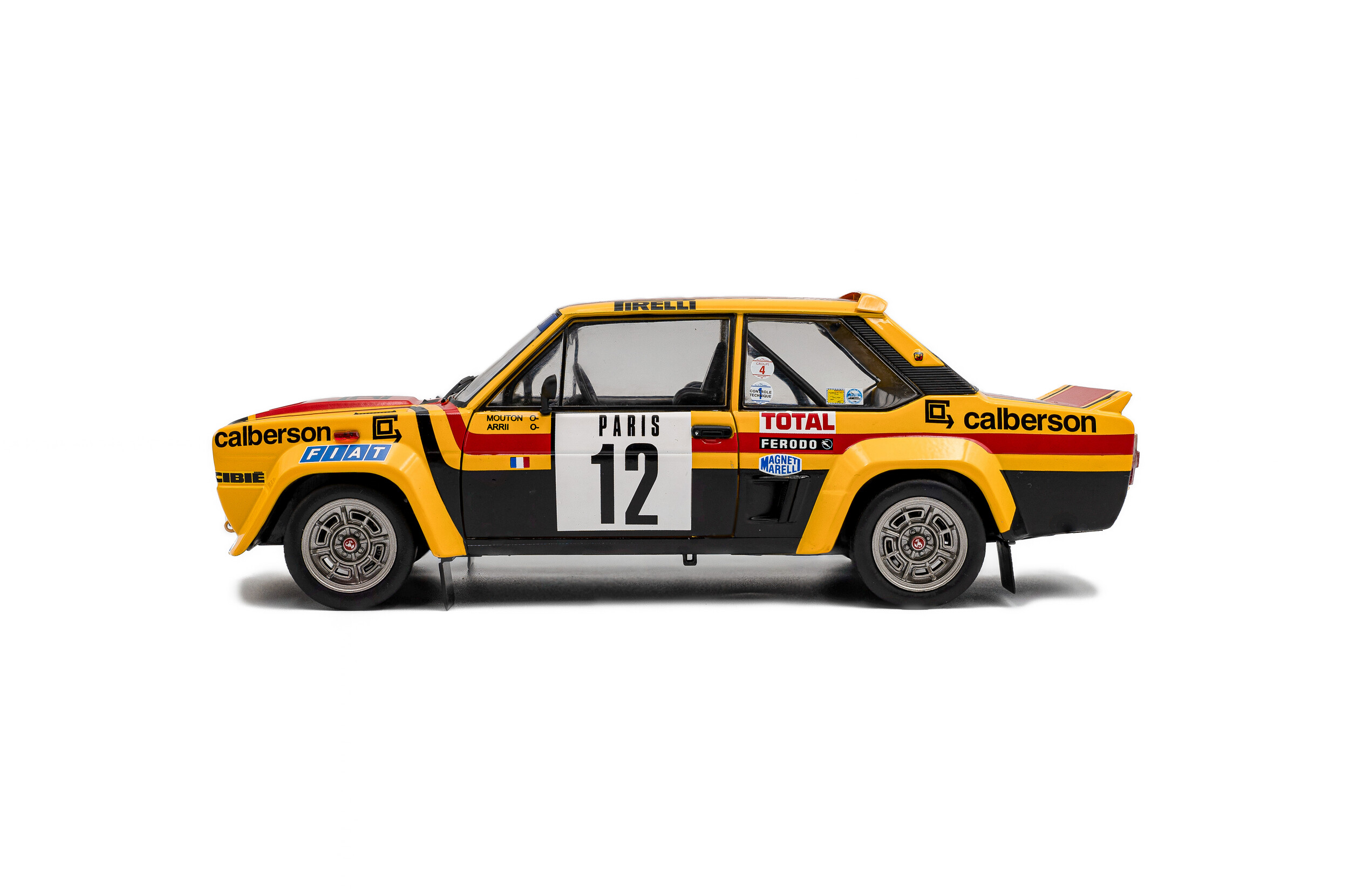 Fiat 131 Abarth „MS - Tour de Corse 1980 / Rally Monte Carlo 1981 (for Italeri and Revell Kits) Rejimodel 115