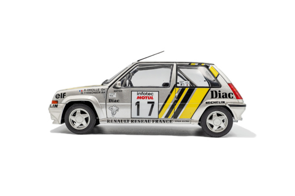 Renault 5 GT TURBO MK2 - Tour de Corse - 1989 - #17 A.OREILLE - Solido