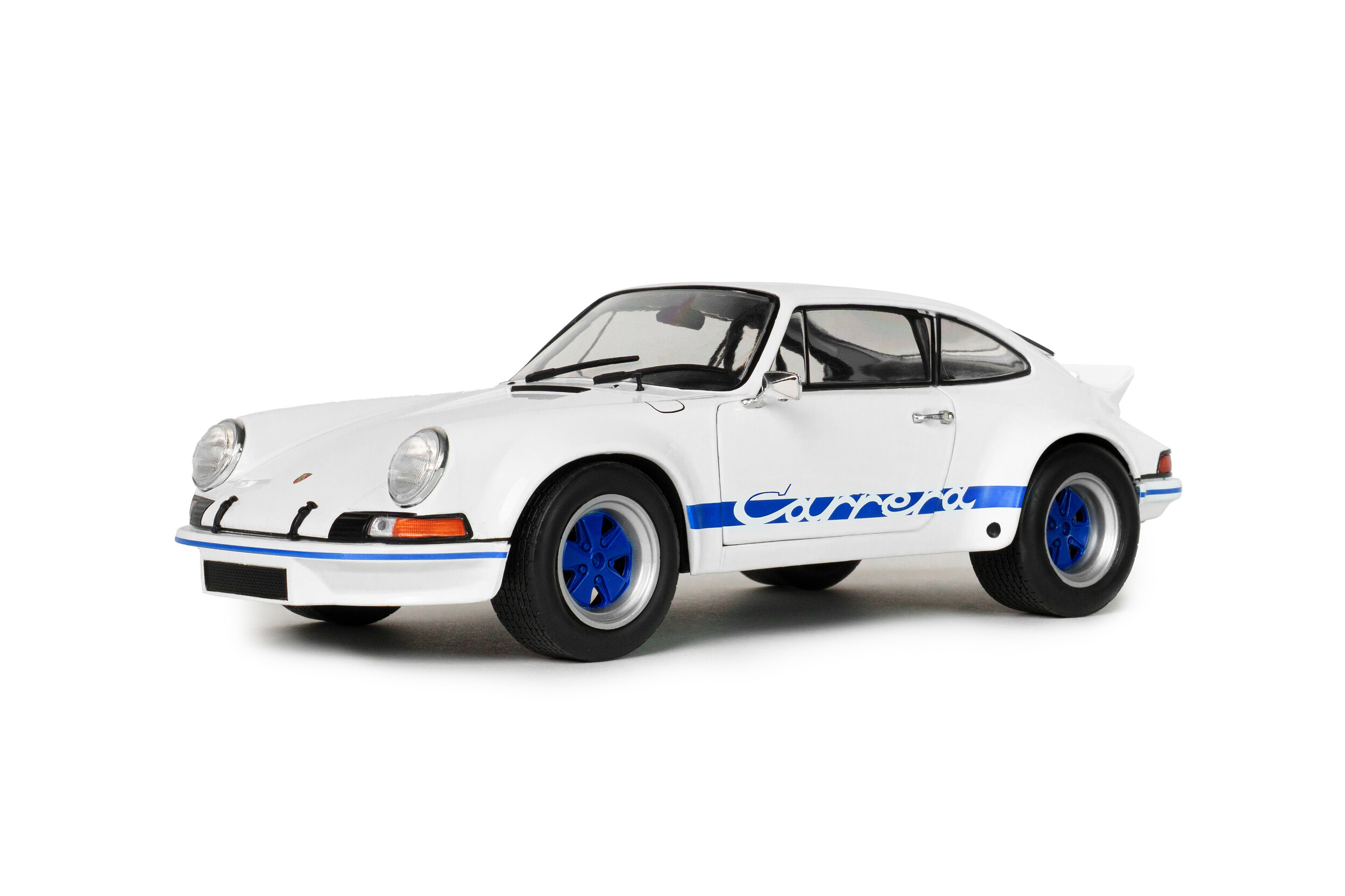 Porsche 911 RSR - White / Blue Carrera Stripes - 1973 - Solido