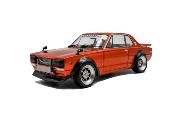 Nissan Skyline (C10) Hakosuka SOLIDO WORKS - orange metallic - 1970