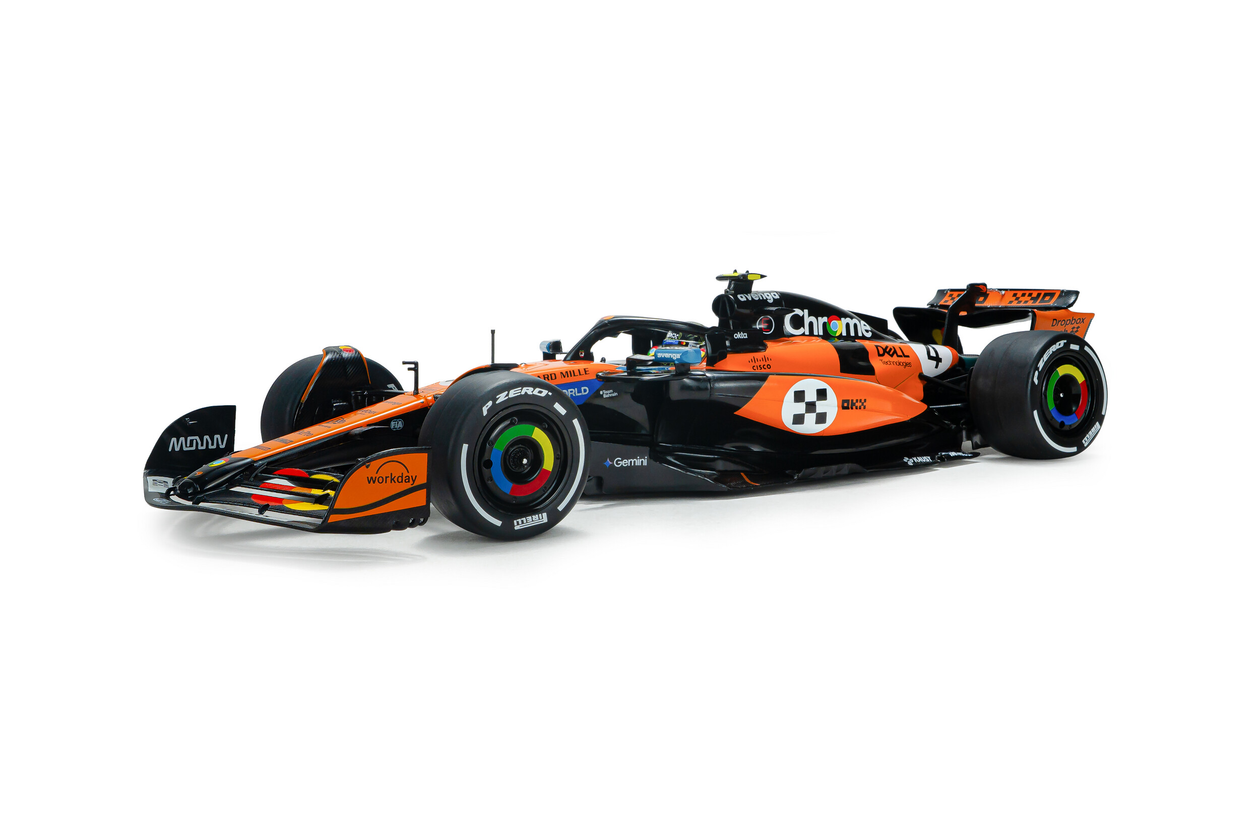 McLaren MCL39 - GP MONACO - 2025 - L.NORRIS #4 - Solido