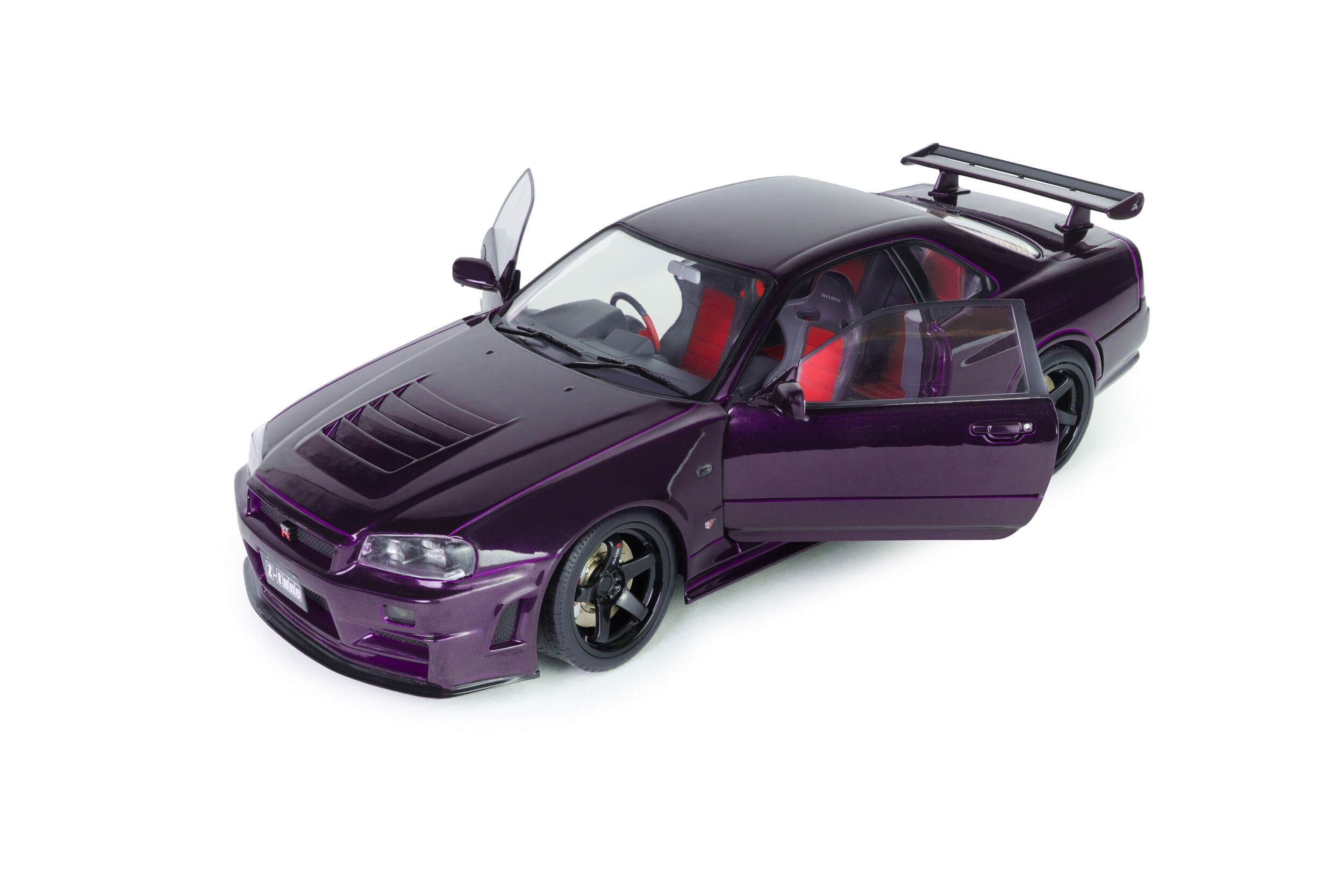 絶版 未開封 スカイラインGT-R BNR34 1999 Nissan Skyline GT-R (BNR34) Z-TUNE - midnight purple - 1999 - Solido