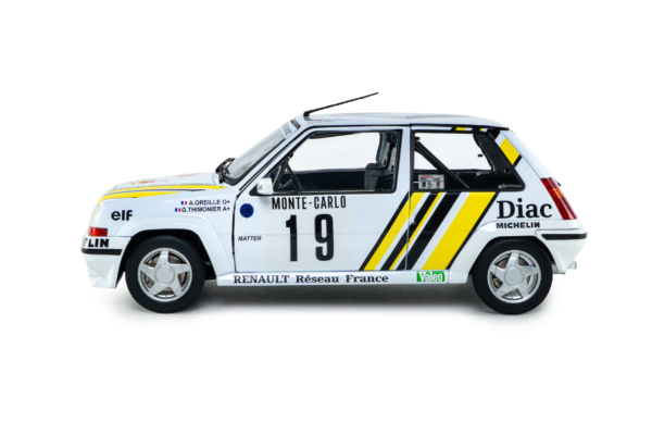 Renault 5 GT TURBO MK2 - RALLYE MONTE-CARLO - 1989 - #19 A.OREILLE/G.THIMONIER