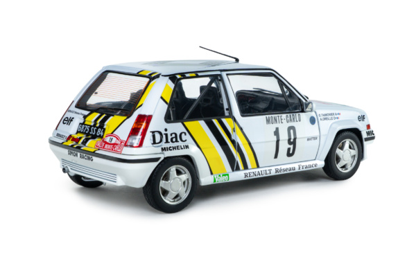 Renault 5 GT TURBO MK2 - RALLYE MONTE-CARLO - 1989 - #19 A.OREILLE/G.THIMONIER