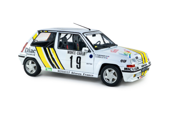 Renault 5 GT TURBO MK2 - RALLYE MONTE-CARLO - 1989 - #19 A.OREILLE/G.THIMONIER