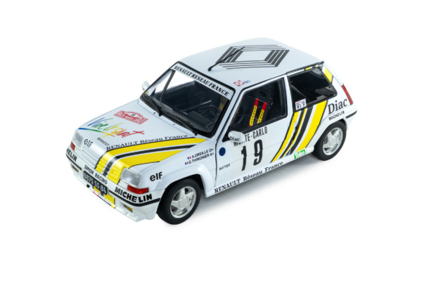 Renault 5 GT TURBO MK2 - RALLYE MONTE-CARLO - 1989 - #19 A.OREILLE/G.THIMONIER