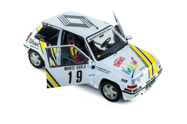 Renault 5 GT TURBO MK2 - RALLYE MONTE-CARLO - 1989 - #19 A.OREILLE/G.THIMONIER