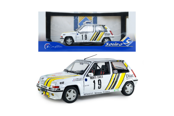 Renault 5 GT TURBO MK2 - RALLYE MONTE-CARLO - 1989 - #19 A.OREILLE/G.THIMONIER