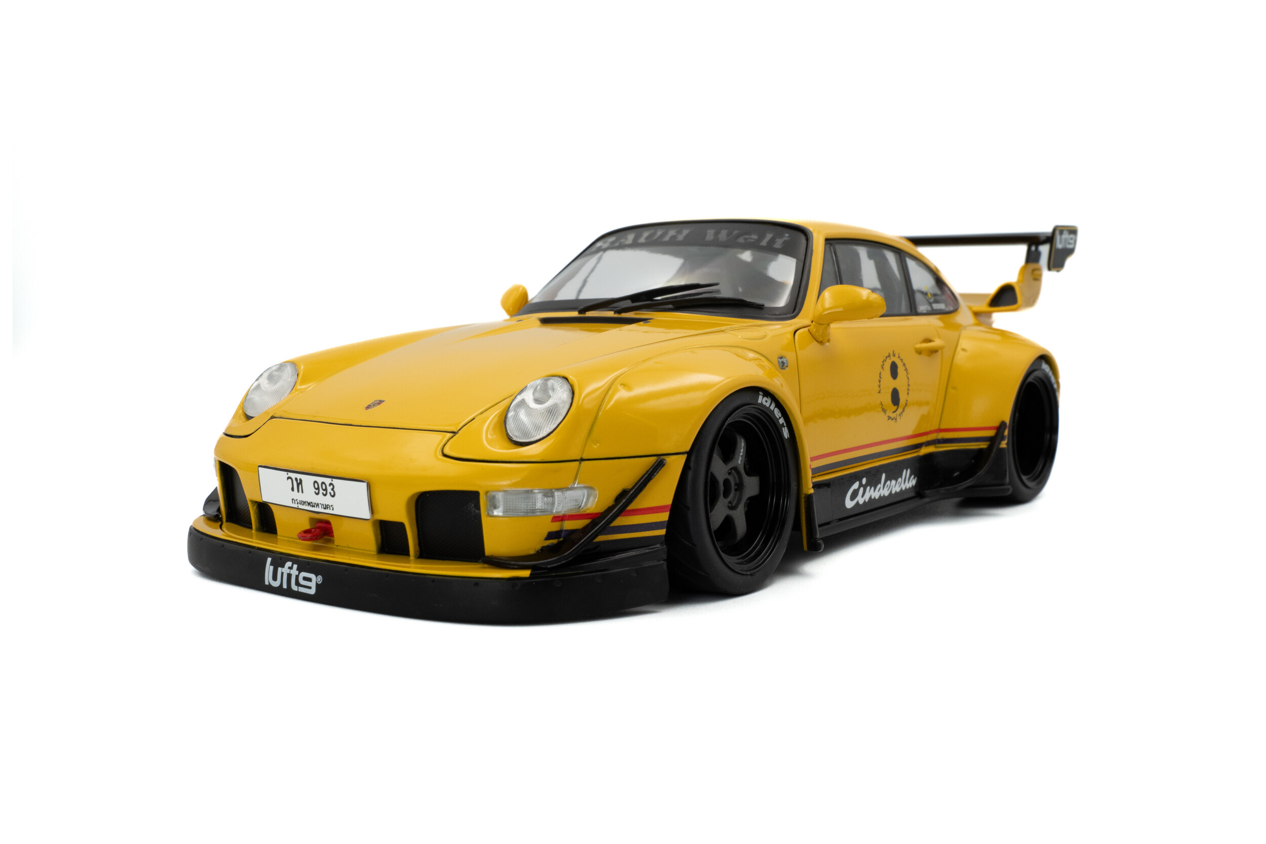 RWB Cinderella イエロー 1/18 ミニカー RWB Bodykit CINDERELLA - 2020 - Solido
