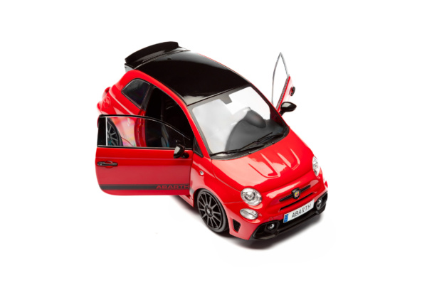 SOLIDO　1/18 ABARTH 595 Fiat F595 Abarth SOLIDO WORKS - RED SOLIDO WORKS - 2023 - Solido