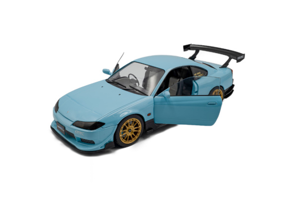Nissan Silvia (S15) Spec-R Aero SOLIDO WORKS - BABY BLUE - 1999