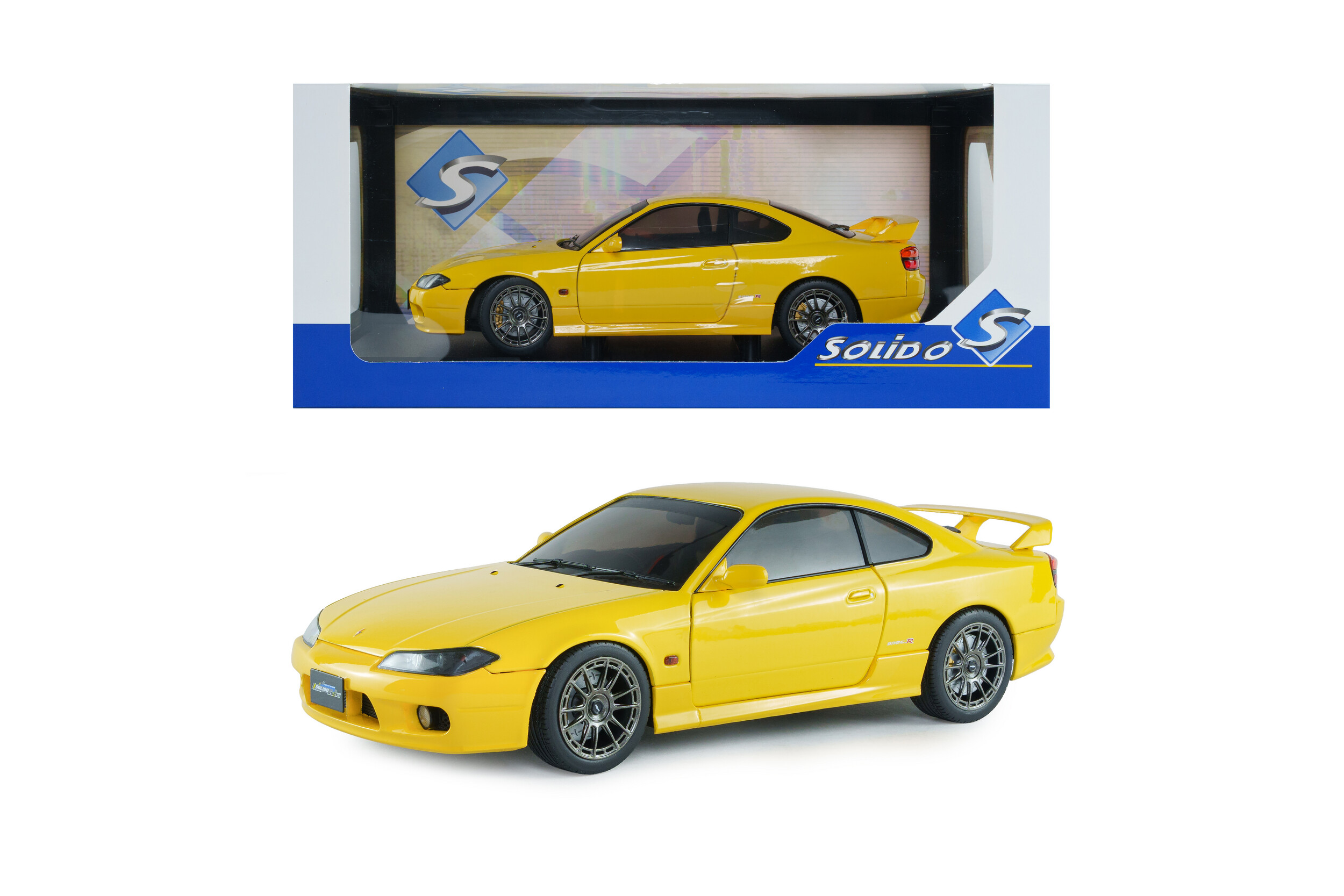 Nissan Silvia (S15) Spec-R Aero - LIGHTNING YELLOW - 1999 - Solido