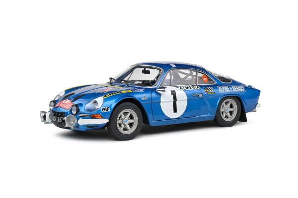 Alpine A110 1600S - Rallye Monte Carlo - 1972 - #1 Therier/Roure